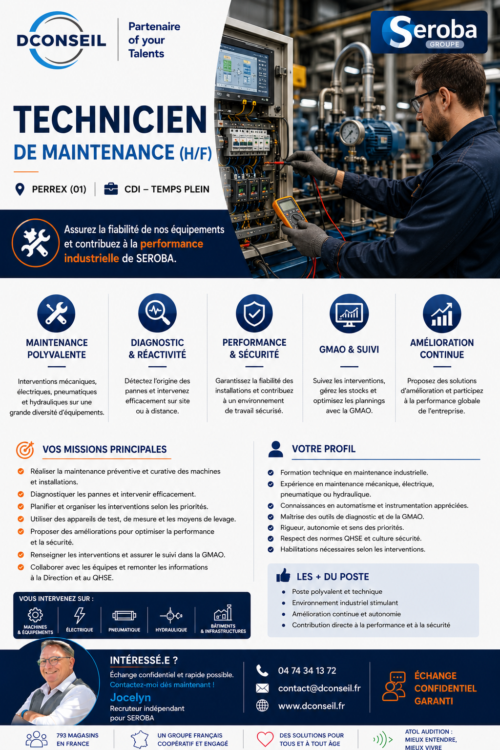 Affiche de l’offre Technicien de Maintenance